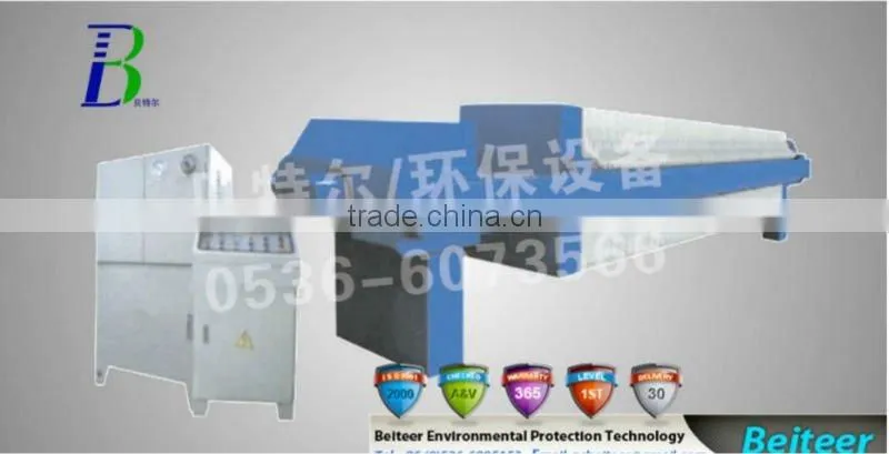 Good Performance and Easy Operation Plate and Frame Type Sludge Filter Press