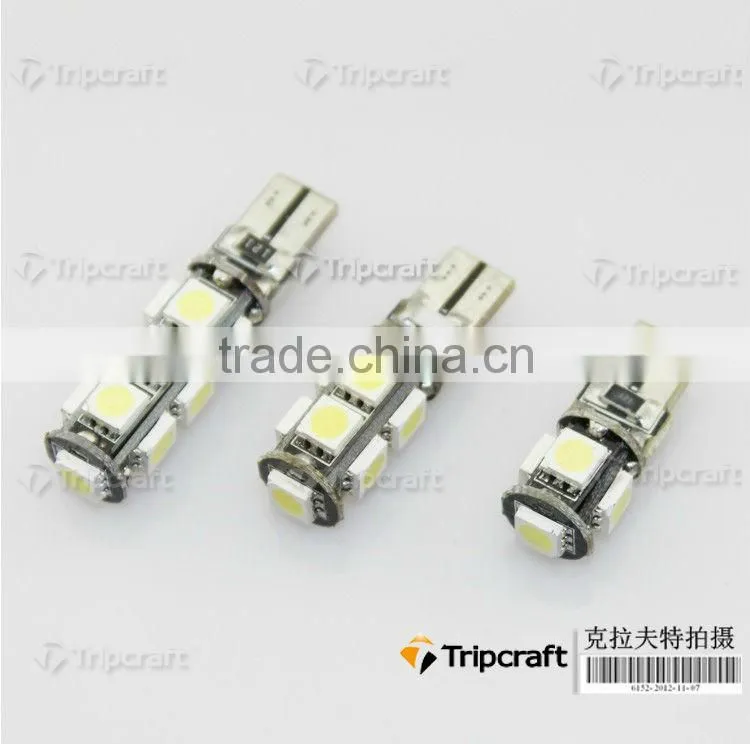 Hotsale T10 W5W 5SMD 5050 Car led strobe light led car accessory,auto light system