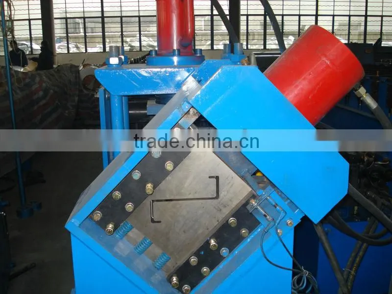 Z shape roof purlin steel sheet cold roll forming machine in China