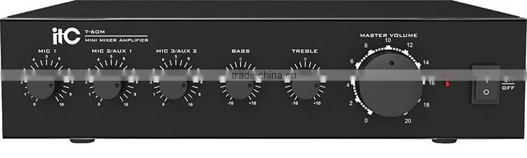 35W Phone Jack MIC Input pa mini power mixer amplifier