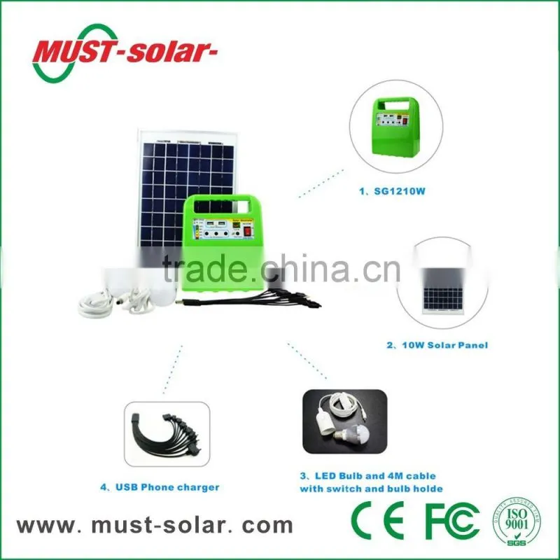 2015 new product mini home solar lighting system for lighting and mobile charging