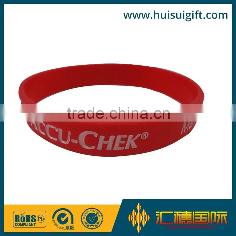 high quality promotional latest design silicone bracelet