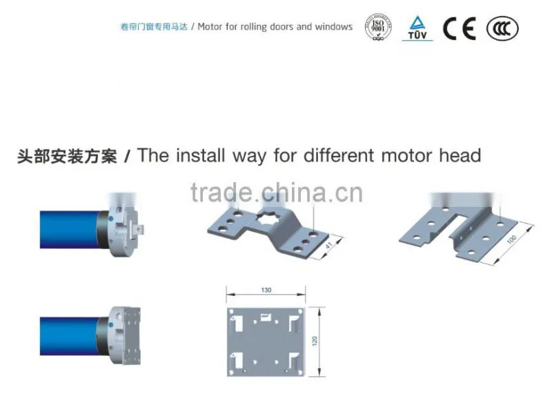tubular motor for rolling shutter,tubular motor 59M(Manual) 80N