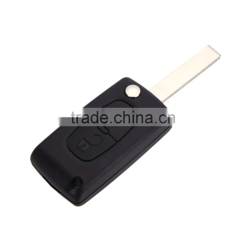 Flip Remote Key case shell for 207 307 307S 308 407 607 With 2 Buttons