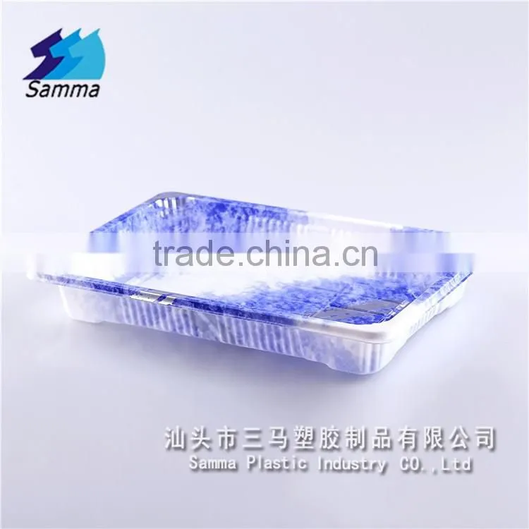 SM1-1103GA food box,plastic food box,food container,BOPS food packaging tray