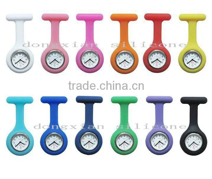hot sell fashion silicone nurse watches for sale
