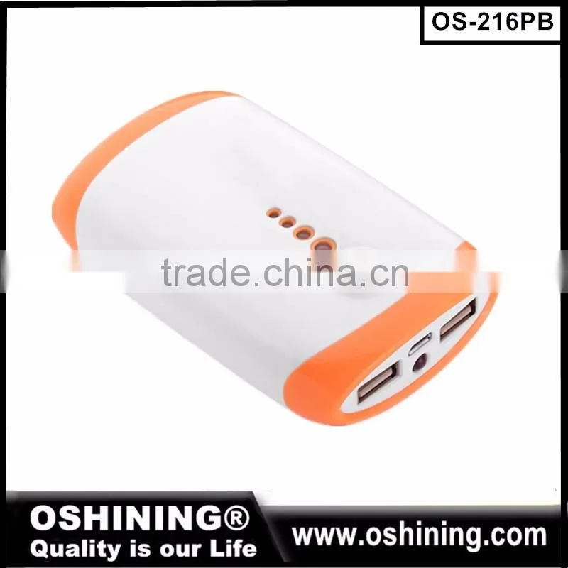 Battery charger mobile power bank for cell phone,Dual usb mobile power bank