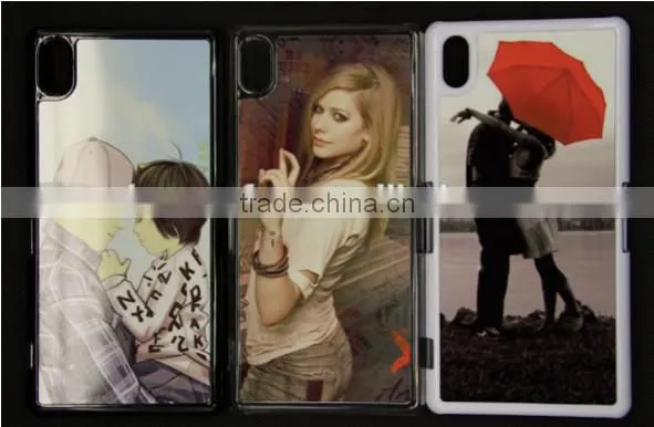 2D Sublimation blank mobile phone case for Sony Z L36H