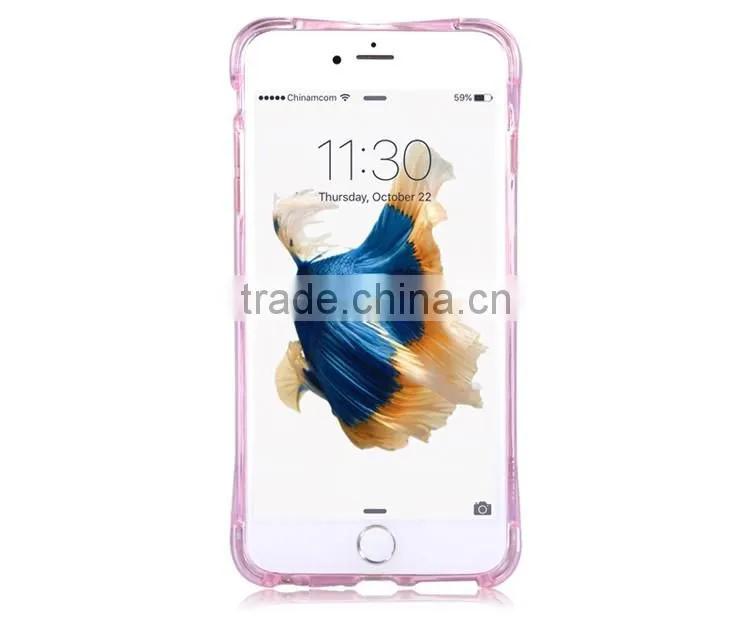 2016 Trending Products Vouni Glitter Anti Shock TPU Back Cover Phone Case for iPhone 6/6s
