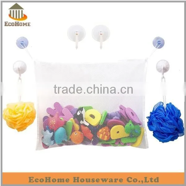 Factory directly baby bath toy organizer with top quality suction cup, Amazon supplier