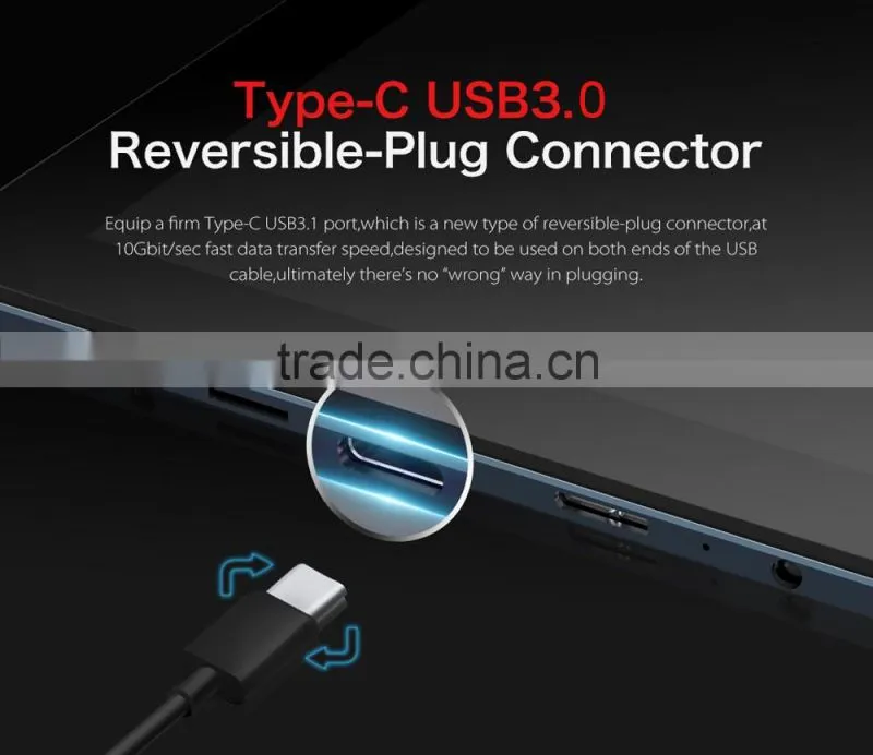 Cube i7 Book 2 in 1 Tablet PC Win 10 10.6 inch IPS Screen Intel Skylake Core m3-6Y30 Dual Core 4GB RAM 64GB SSD ROM Cameras