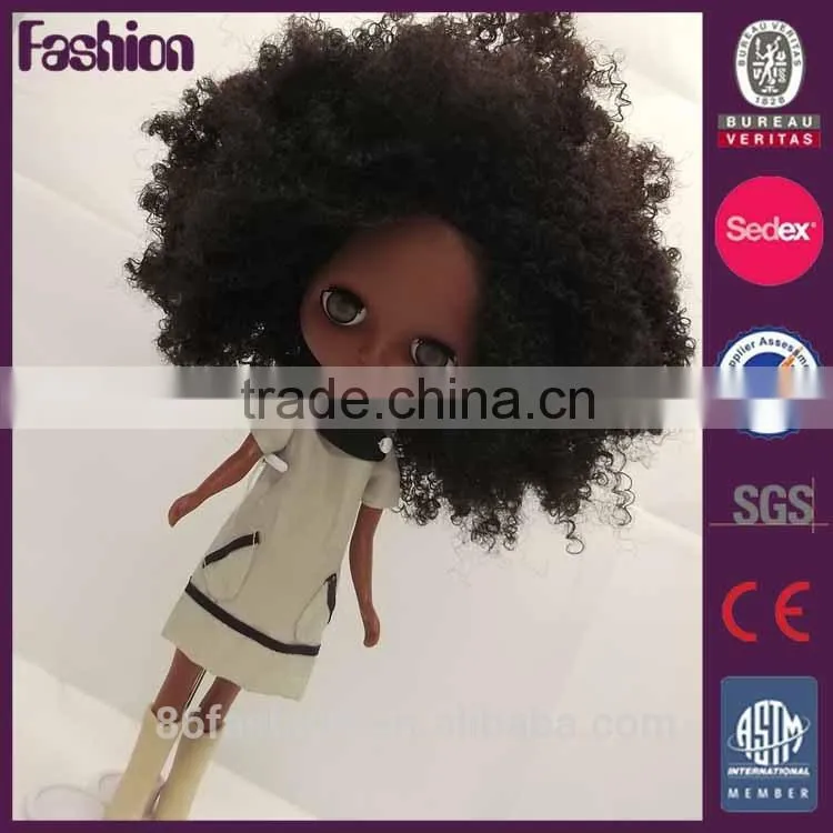 Chinese plastic naked doll with beautiful dress