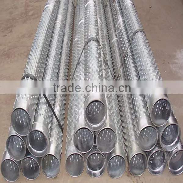 agricultral equipment longitudinal welded or spiral welded carbon steel bridge slot screen