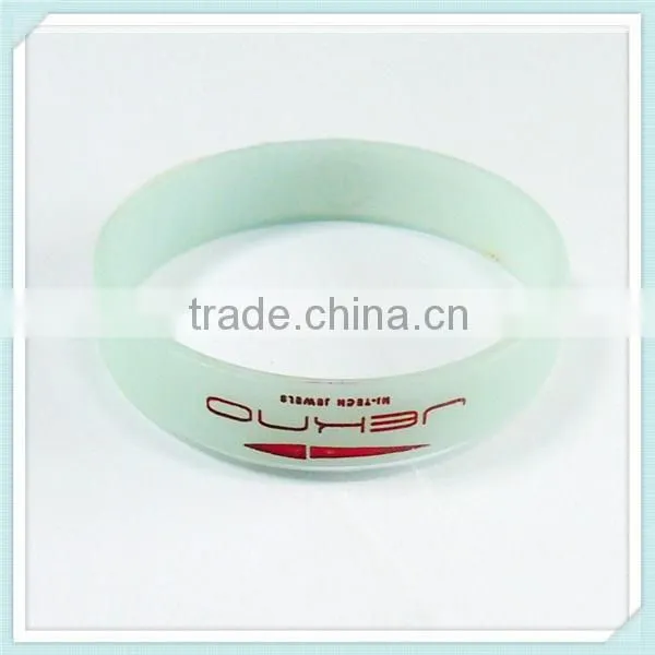 cheap promotion gifts- custom elastic silicone bracelet rubber wristband