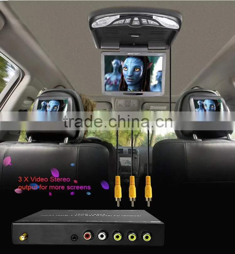ATSC-6800 Digital TV Receiver ATSC Tuner Box in Car For USA Mexico Canada