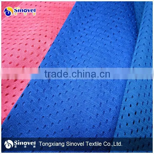 100% polyester super poly/poly tricot brushed fabric for sportwear