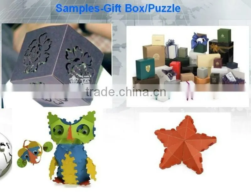 Paper Card Board Cutter with Laser