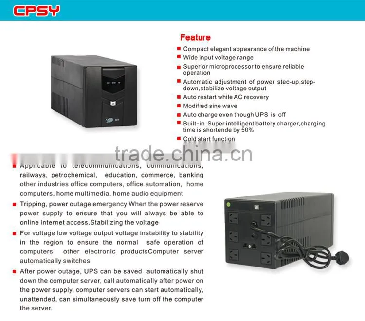Hot sale 1000va to 3000va computer ups