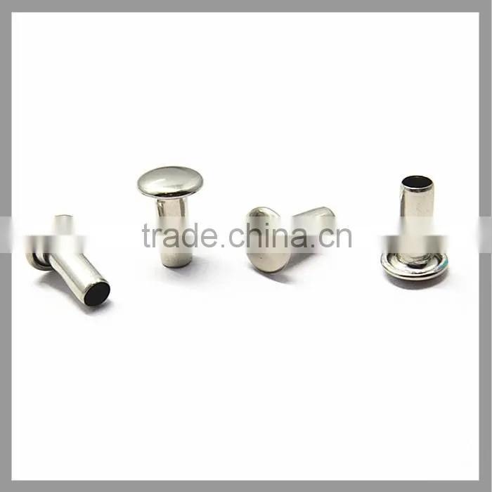 Metal Decorative Gold Hollow Rivets With Logo