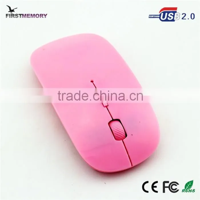 2017 Colorful 2.4 GHz Wireless Ultra Thin computer mouse 1600DPI