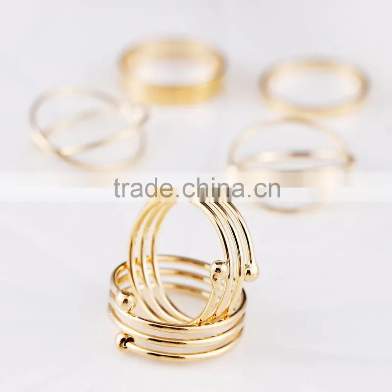 Gold rings without stones latest gold finger ring designs