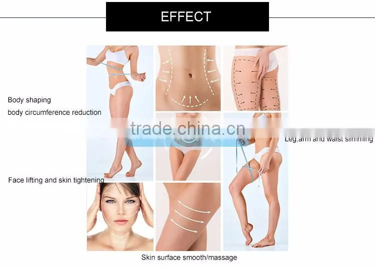 Fast fat removal machine Vacuum Roller+RF+Laser body slimming machine