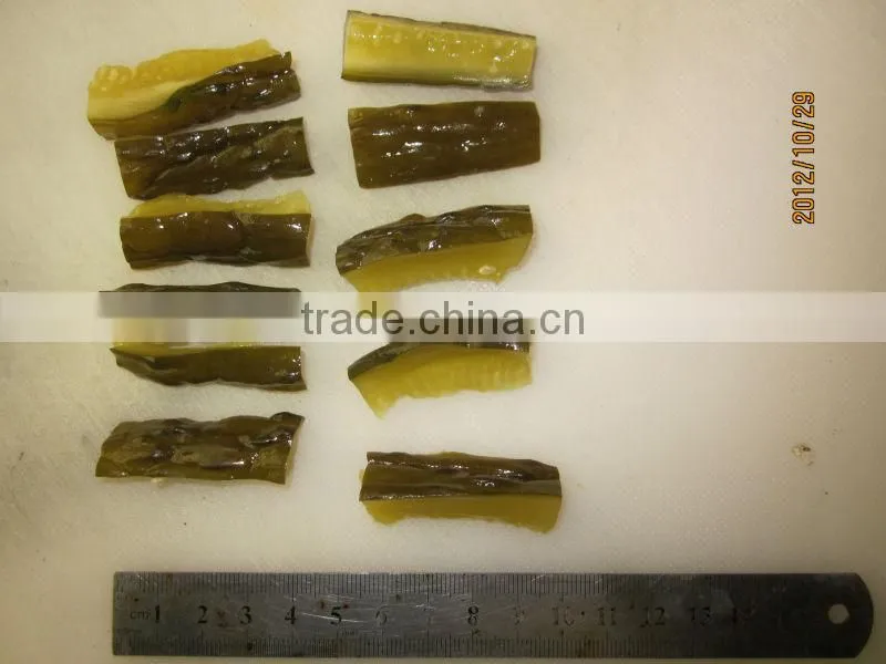 kinds of salted cucumber preserved 3-6,6-9 gherkin in brined in 50kg drum vacuum bag