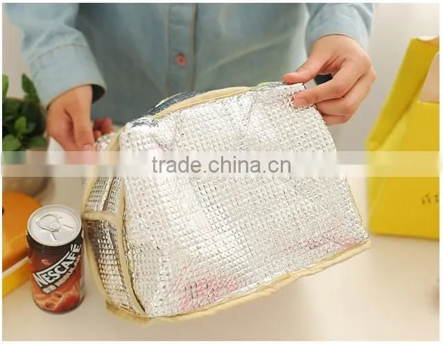 fashion inspissate isothermic bags tote lunch bag