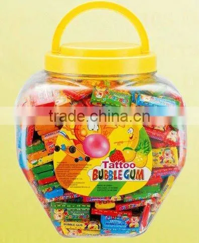 Colorful Bubble Gum with Tattoo12