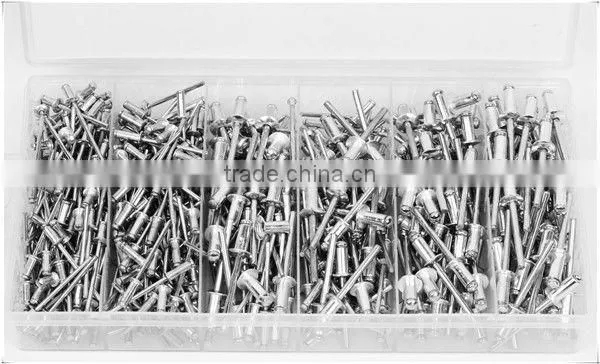 TC BV Certification 400pc Hardware Assorted Aluminum Rivets Kit