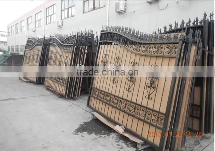 house main iron square tube gate door designs