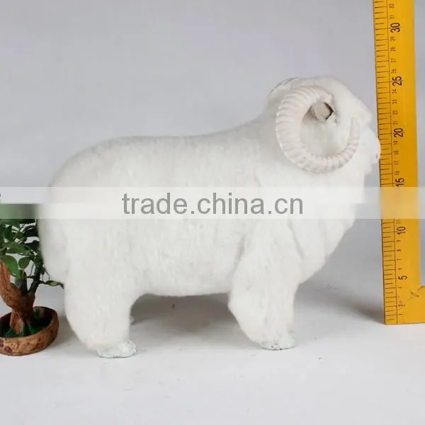 Handmade life size plush stuffed goat toys recorder sound