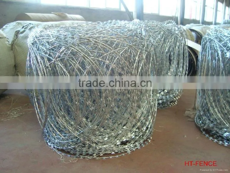 Concertina razor wires, Razor wire, BTO-22 razor barbed wire (High quality)