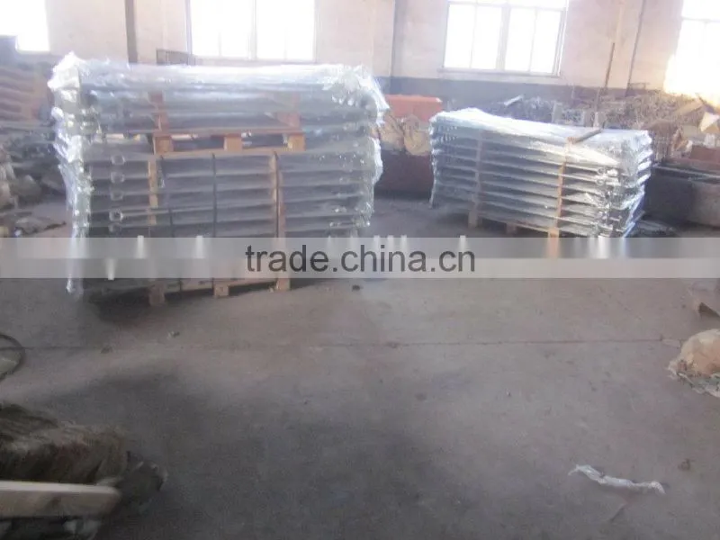 Galvanized screw steel plate helix ground anchor