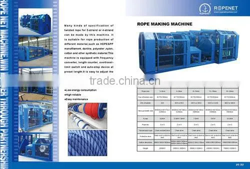 Rope Making Machine M :0086 15163879588 email:alice@ropeking.com