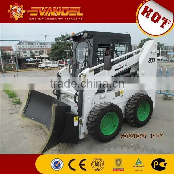 wecan 800kgs capacity loader electric skid steer loader
