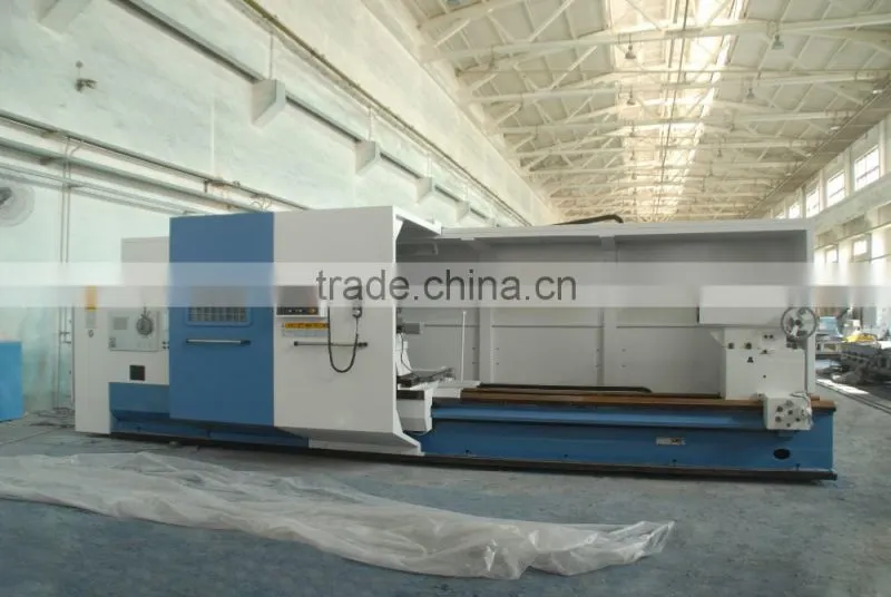 Horizontal CNC Heavy Duty Lathe Machine / Large Sized CNC Horizontal Lathe