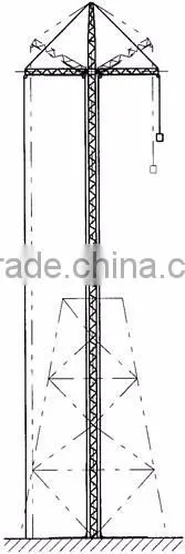 Steel Seivel Frame Gin Pole