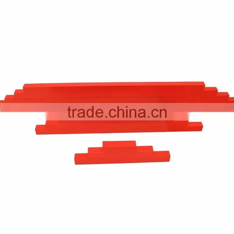 Baby toy Preschool Montessori sensorial aids wooden red stick in China