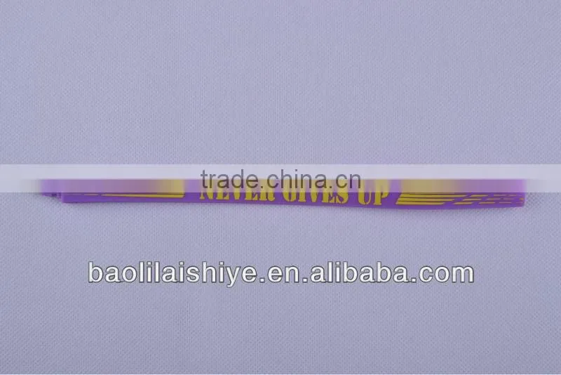 Newest product!!! Portable soft & flexible advertising & promotional gift multifunction slap silicone wristband pen for writting