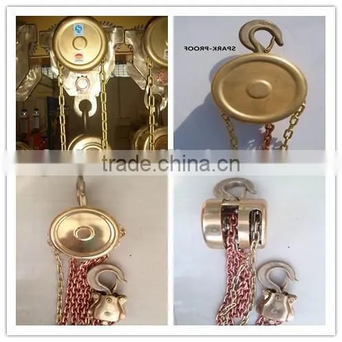 non spark chain hoist