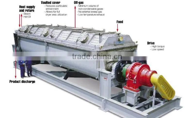 Sludge Paddle Dryer, Turnkey Service!