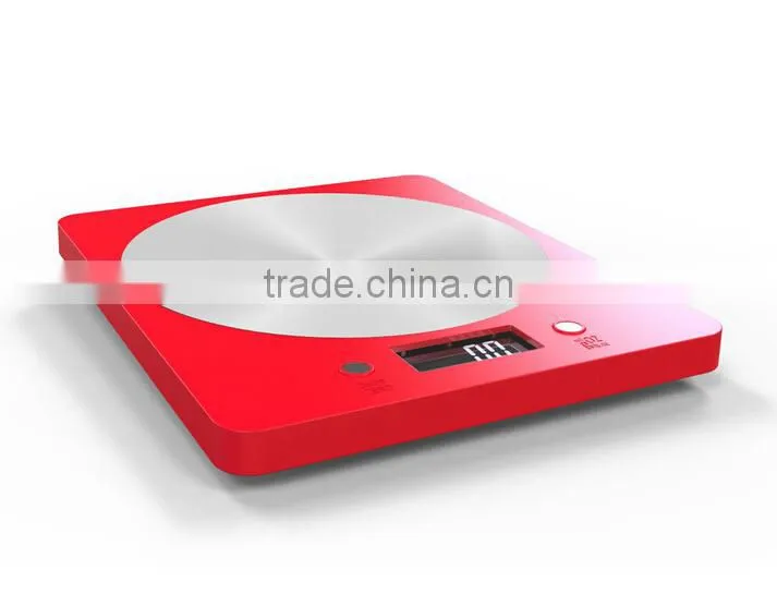Digital kitchen scale with ABS/stainless steel platform