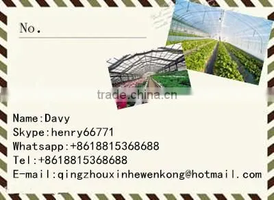 Commercial glass greenhouse for sale