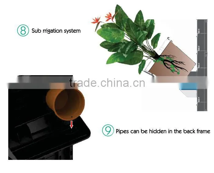 New product plastic palnter hydroponics grow for wholesale