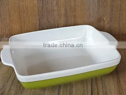 7''/9''/11'' ceramic bakeware ceramic square bakeware cake ceramic tray