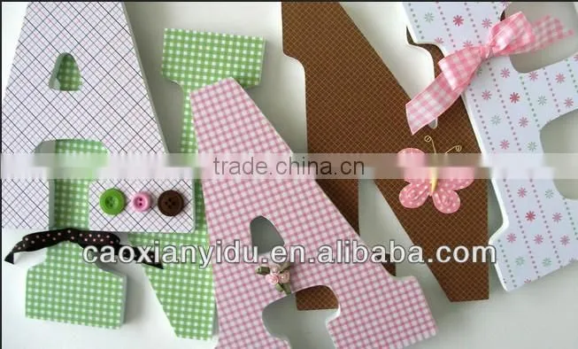 Wooden Decorative Alphabet Gold Letter High Quality 2013 Hot Sell