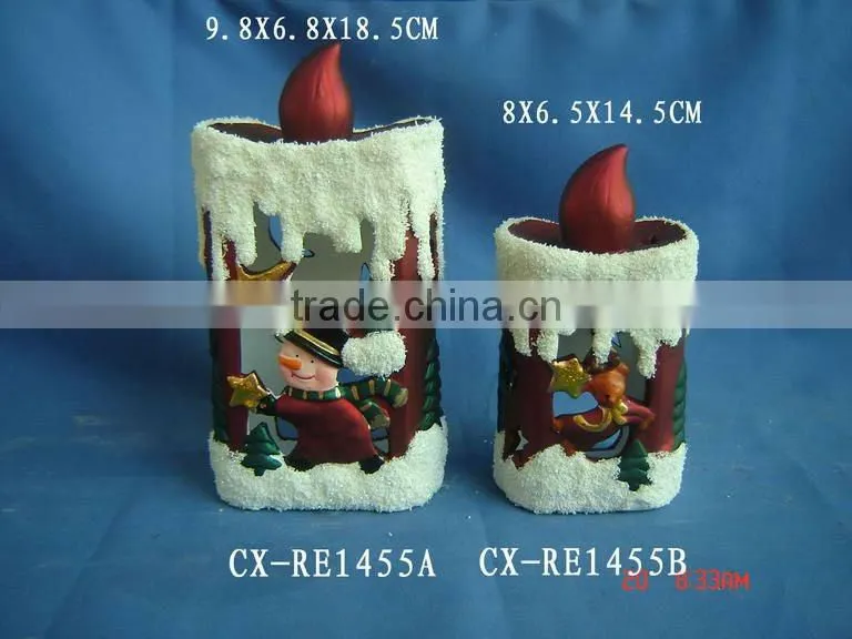 ceramic christmas set (christmas tree and snowman)-Ceramic Christmas Items