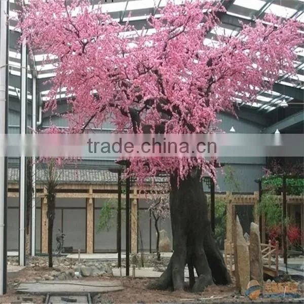 2017 hot sale artificial indoor silk cherry blossom tree