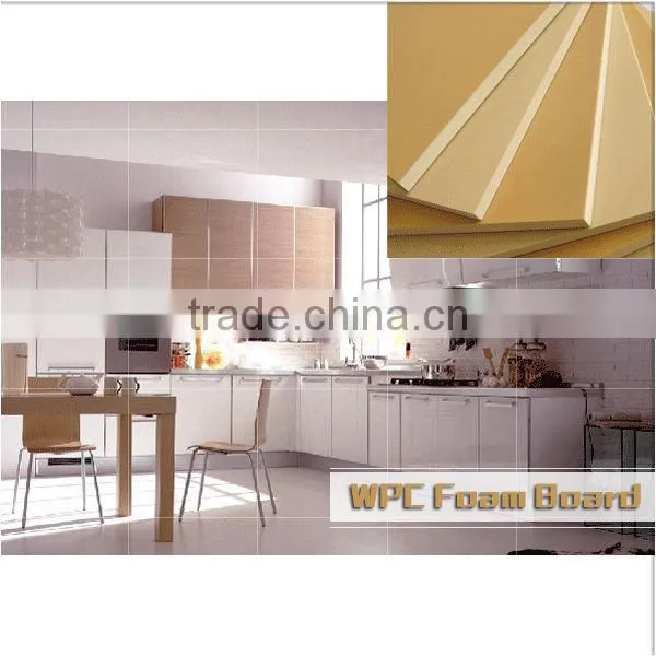 Factory price High quality waterproof WPC plate / WPC foam board/ pvc foam board for bathroom